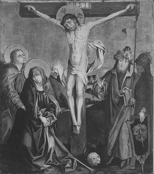 Christus am Kreuz, 1485, Master of the Freising Passion
