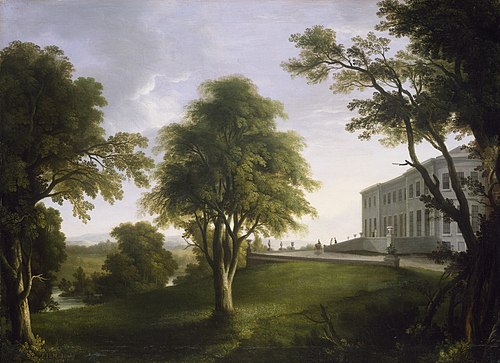 A Landscape with Curragh Chase, County Limerick, 1834, Jeremiah Hodges Mulcahy
