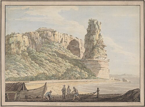 A View at Terracina, 1778, Jacob More