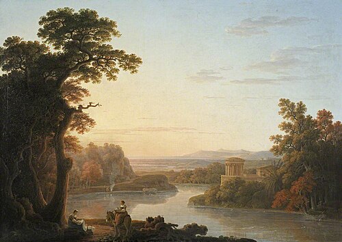 The Tiber Estuary, 1784, Jacob More