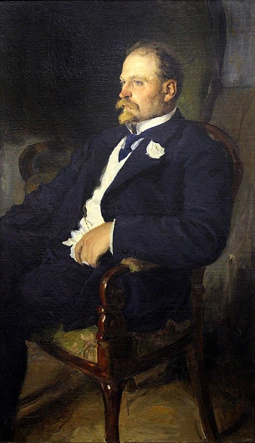 Portrait of Vitold Białynicki-Birula, 1908, Aleksandr Moravov