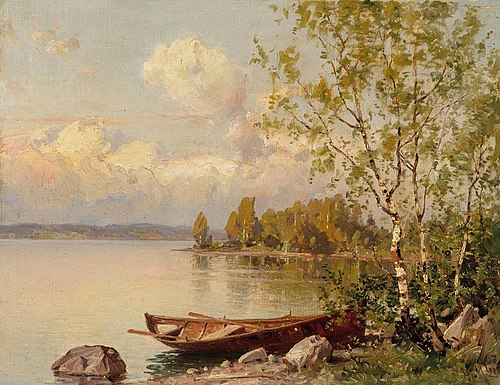 Still Summer Evening, a View from Häme, , Hjalmar Munsterhjelm
