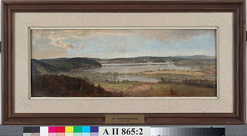Lake Landscape, Study, , Hjalmar Munsterhjelm