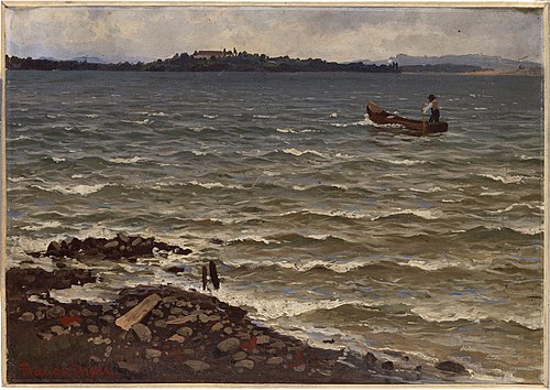 Landscape, Pfaueninsel, 1870, Hjalmar Munsterhjelm