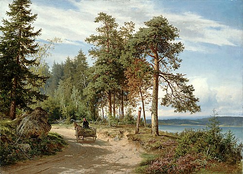 Road in Finland, 1865, Hjalmar Munsterhjelm