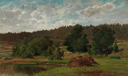 Lakeside Landscape, , Hjalmar Munsterhjelm