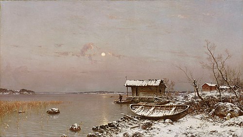 November Evening, 1889, Hjalmar Munsterhjelm