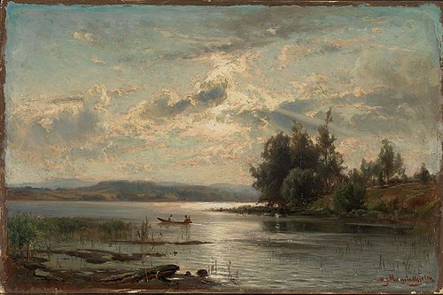Lake in Tavastland, 1875, Hjalmar Munsterhjelm