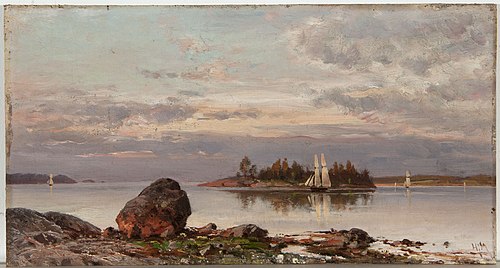 Seascape, , Hjalmar Munsterhjelm