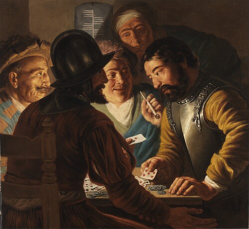 Les Joueurs de cartes, 1625, Jan Lievens