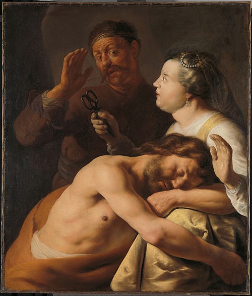Samson et Dalila, 1630, Jan Lievens
