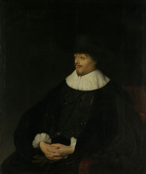Portrait of Constantijn Huygens, 1628, Jan Lievens