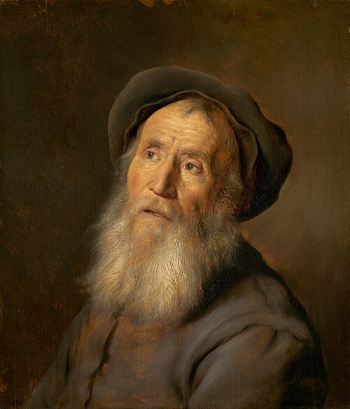 Bearded Man with a Beret, 1630, Jan Lievens