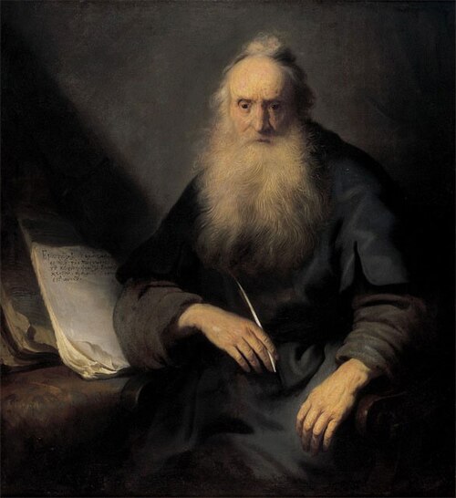 St. Paul writing to the Thessalonians, 1629, Jan Lievens