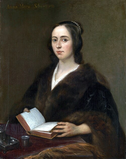 Portrait of Anna Maria van Schurman, 1649, Jan Lievens
