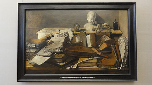 Still-Life with Books, 1628, Jan Lievens