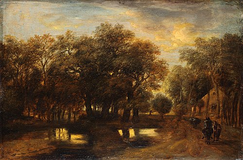 Evening Landscape, 1650, Jan Lievens