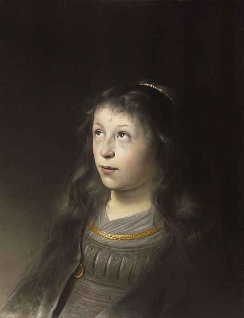 Head of a Young Girl, 1633, Jan Lievens