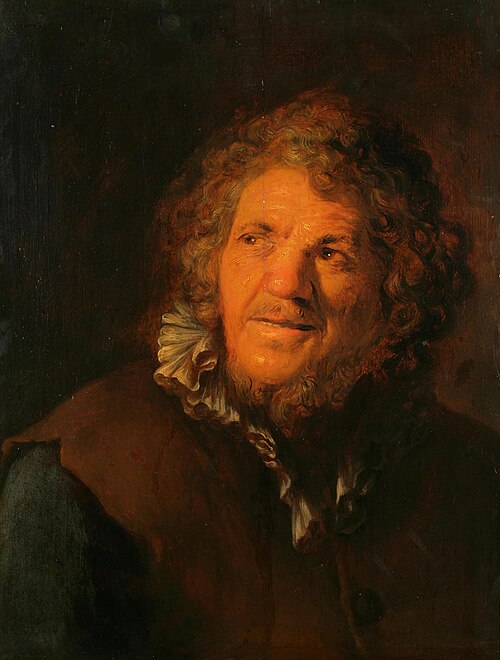 Smiling Old Man (Abraham Grapheus ? ), 1637, Jan Lievens