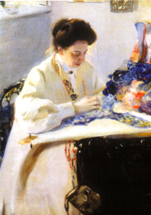 Portrait d’Yeleny Prahovoji, 1905, Alexandre Mourachko