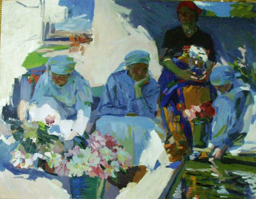 Квіткарки, 1917, Alexandre Mourachko
