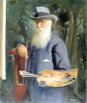 Selbstporträt, 1950, Ivan Mrkvička