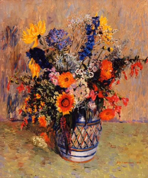 A Study of Flowers, 1923, James Bolivar Manson