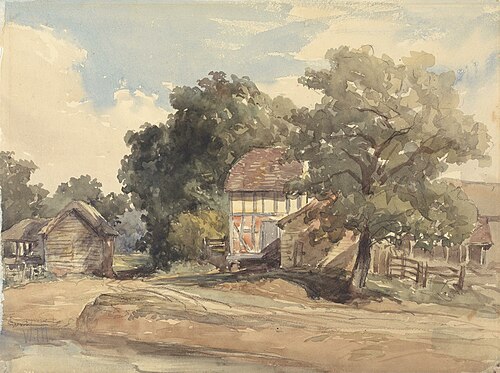 Farm Buildings, , William James Müller