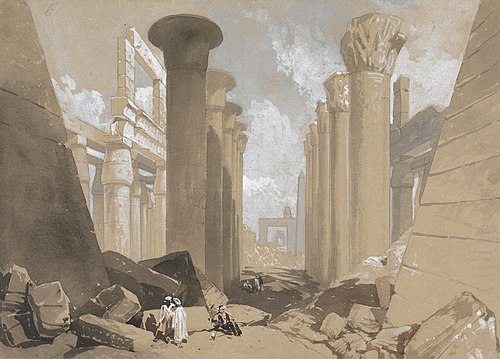 Karnak, 1838, William James Müller
