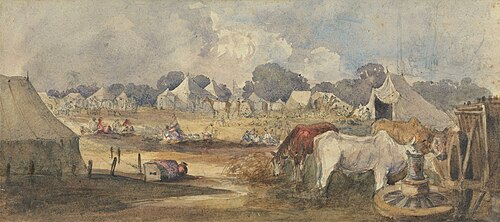 An Eastern Encampment, , William James Müller