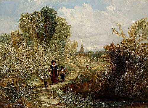 Landscape with Figures, , William James Müller