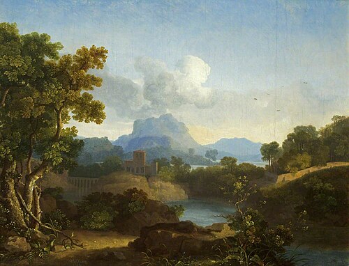 Classical Landscape, 1828, William James Müller