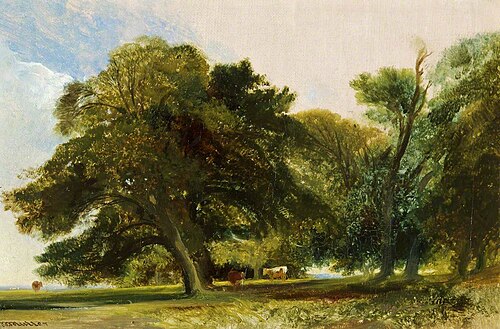 Kings Weston Park (sketch), 1833, William James Müller