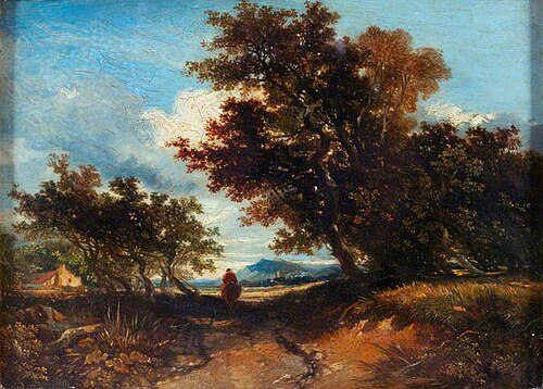 Landscape with a Horseman, , William James Müller
