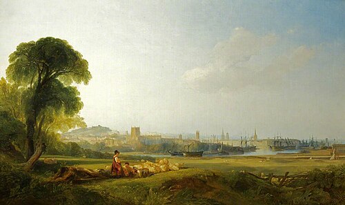 View of Bristol, 1832, William James Müller