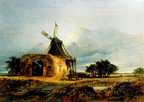 St Benet's Abbey, 1833, William James Müller