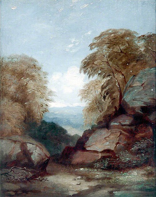 Near Lynton, North Devon, 1834, William James Müller