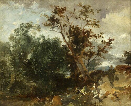 Study of Trees, 1840, William James Müller