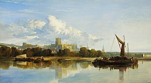 View of Bristol Cathedral, 1835, William James Müller