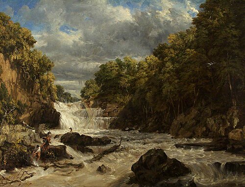 Swallow Falls, Bettws-y-Coed, 1837, William James Müller