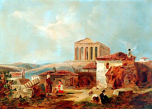 The Temple of Theseus, 1839, William James Müller