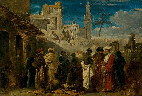 The Slave Market, Cairo, 1840, William James Müller