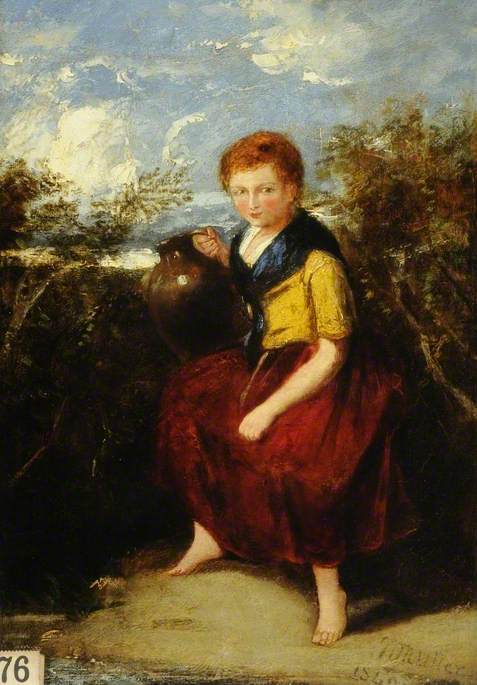 A Peasant Girl, 1840, William James Müller