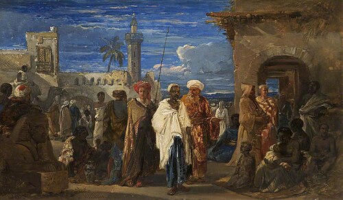 Slave Market, Cairo, 1841, William James Müller