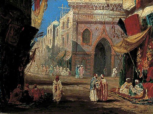 A Street in Cairo, Egypt, 1841, William James Müller