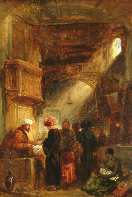 Opium Stall, 1841, William James Müller