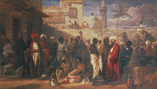 The Slave Market at Cairo, Egypt, 1841, William James Müller