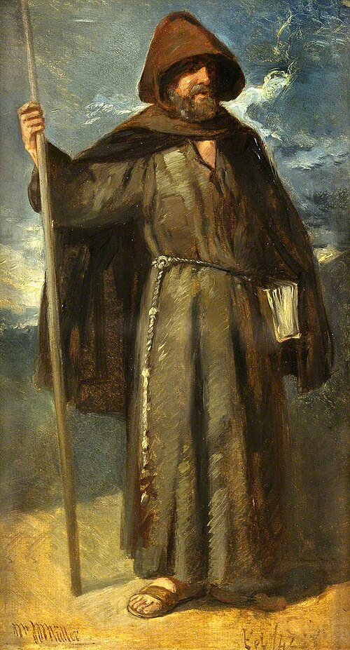 A Monk, 1842, William James Müller