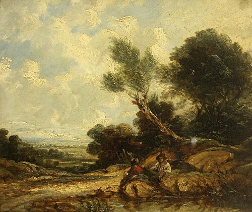 Landscape with Figures, 1843, William James Müller