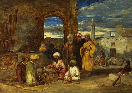 Arabs Playing Chess, 1843, William James Müller
